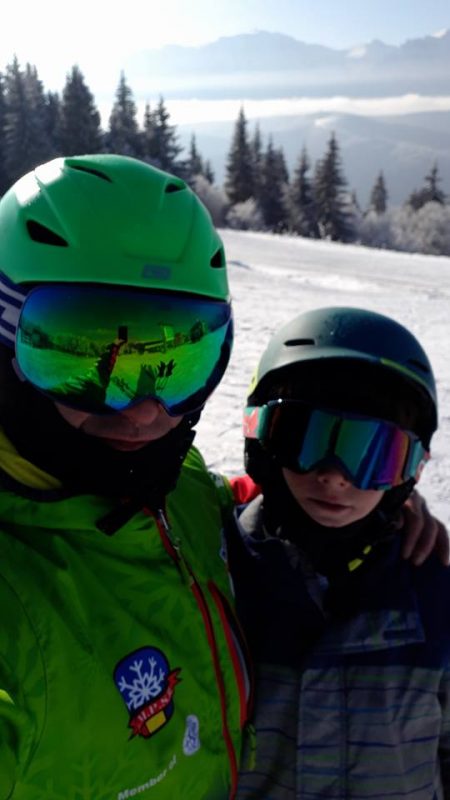 Sesiune de ski cu Darius la Predeal